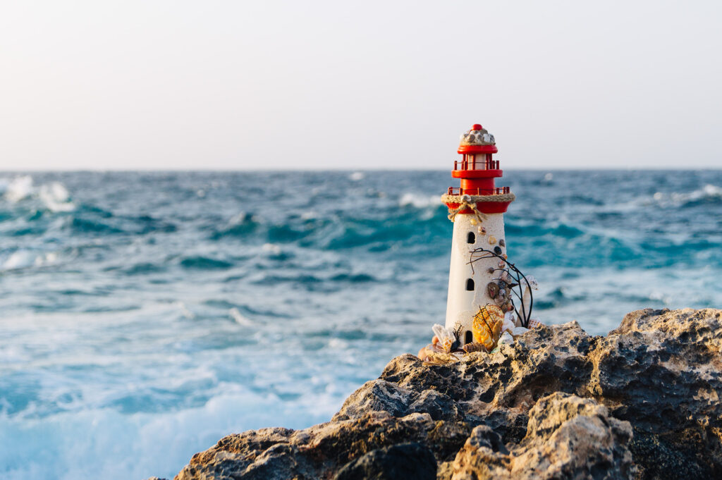 Lighthouse With Shells